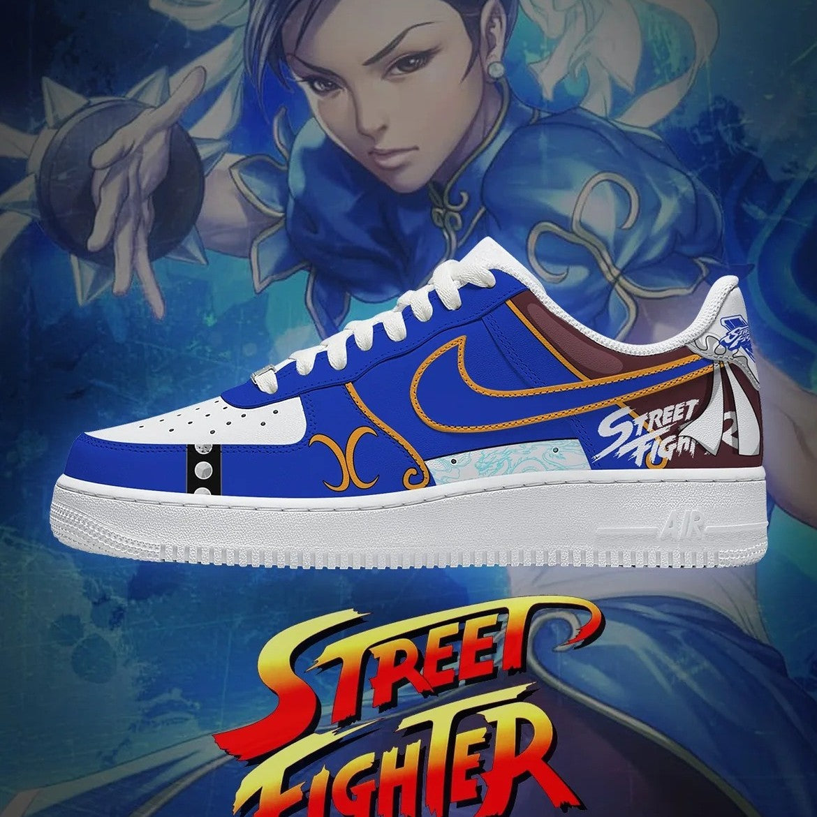 Chun-Li - Street Fighter AF1 Shoes