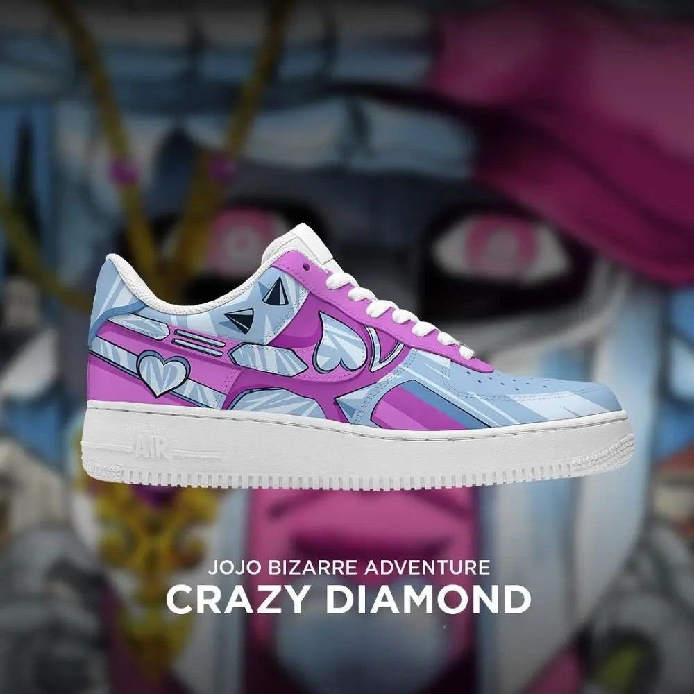 Crazy Diamond - Jojo Bizarre Adventure AF1 Shoes-Rabbic
