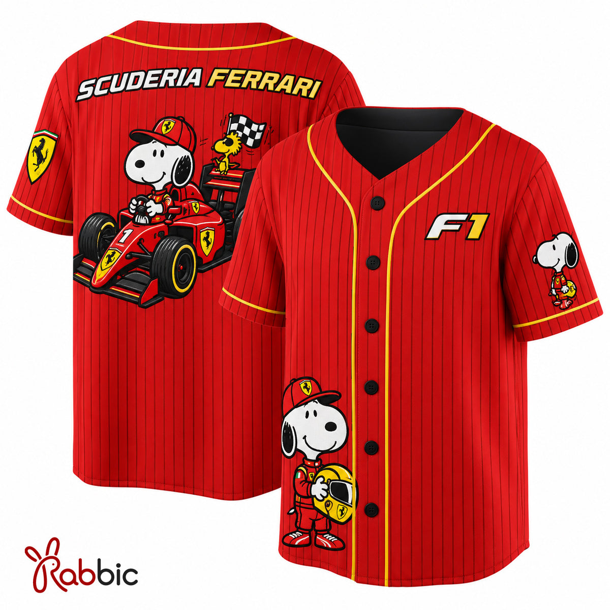 Ferrari F1 Formula X Snoopy Jersey