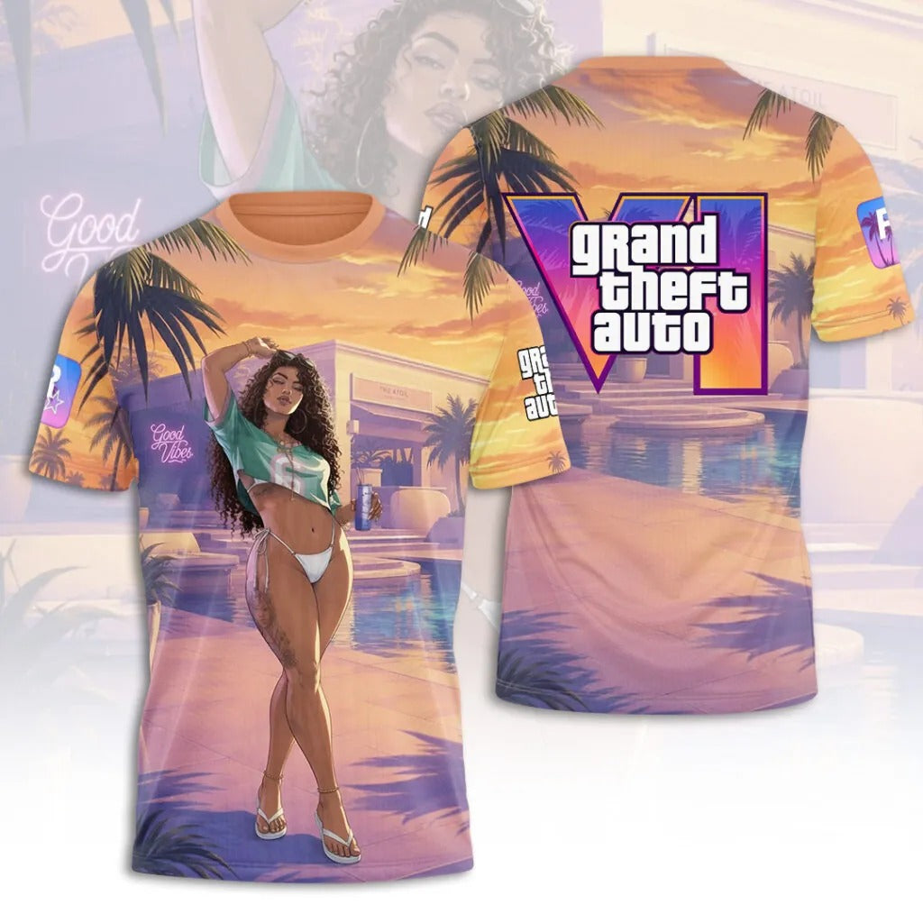 Grand Thelf Auto VI 3D Shirt (14) Special