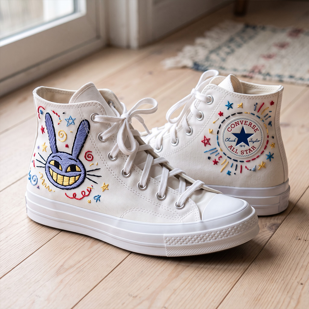 Jax V1- TADC Embroidered High Chuck Shoes