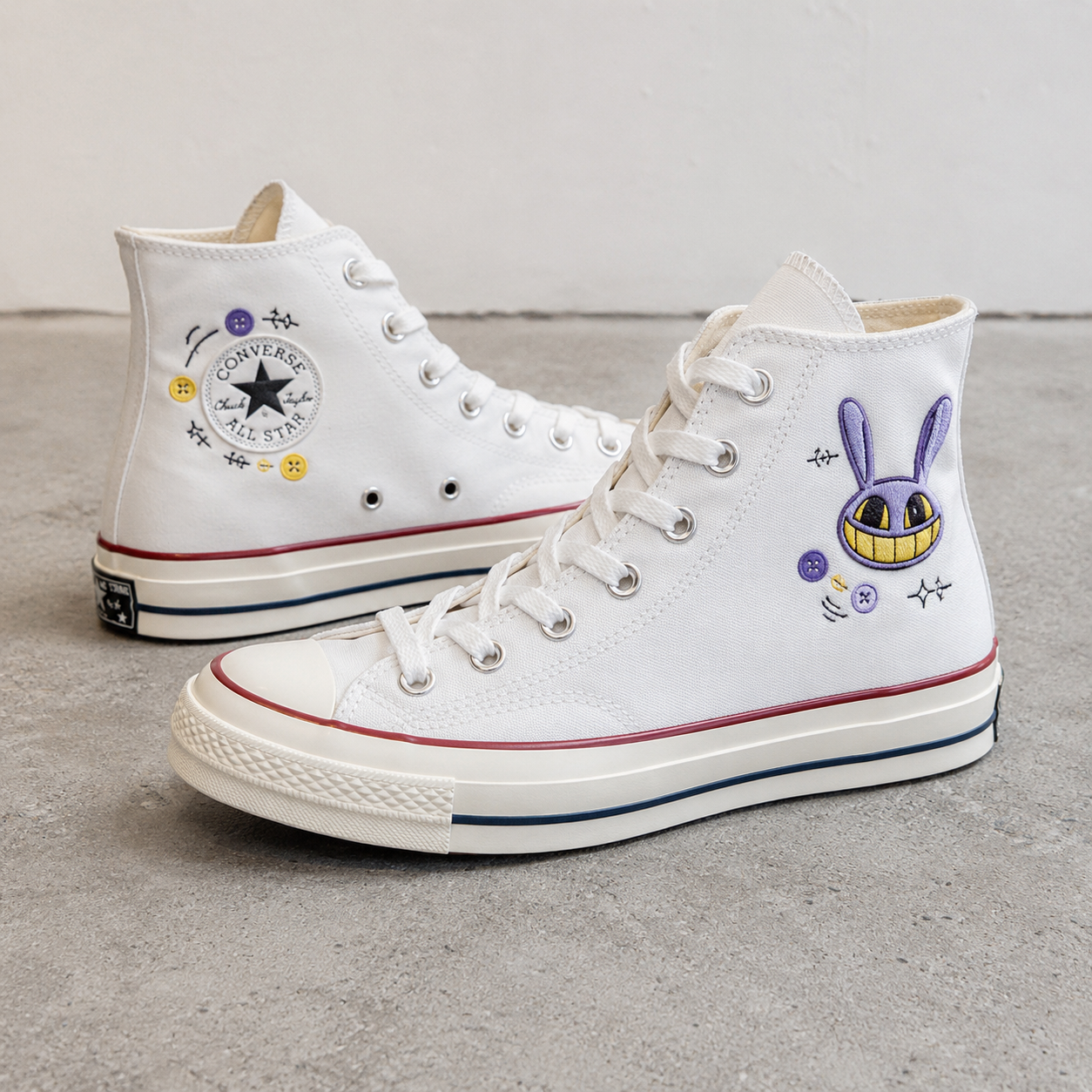 Jax V2 - TADC Embroidered High Chuck Shoes