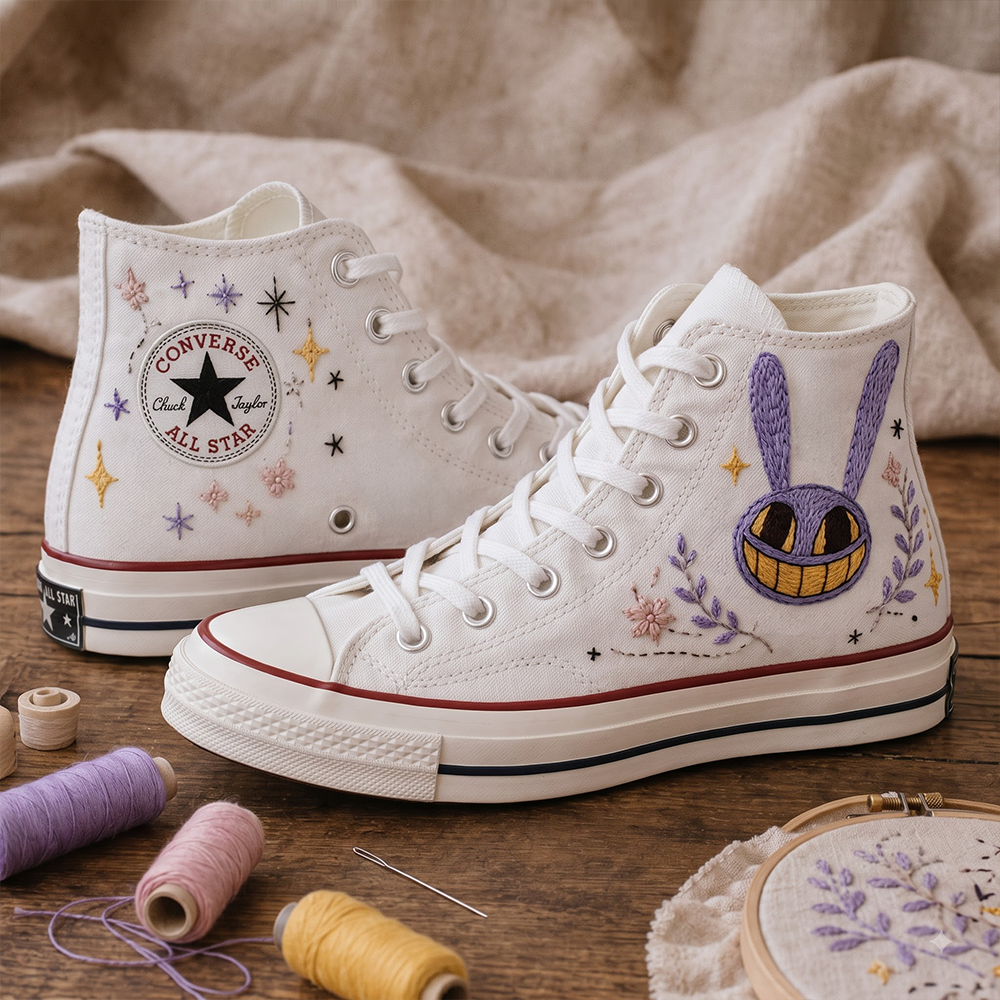 Jax V3- TADC Embroidered High Chuck Shoes