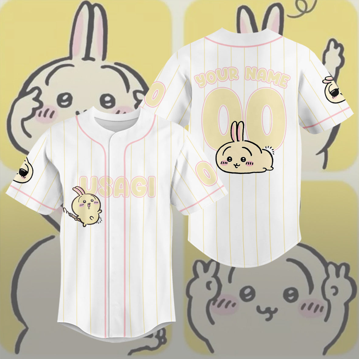 Usagi - Chiikawa Baseball Jersey