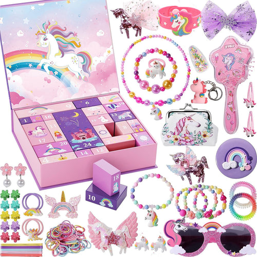 24 pcs Mermaid Advent Calendar 2026, Surprises Christmas Gift for Your Kid V1