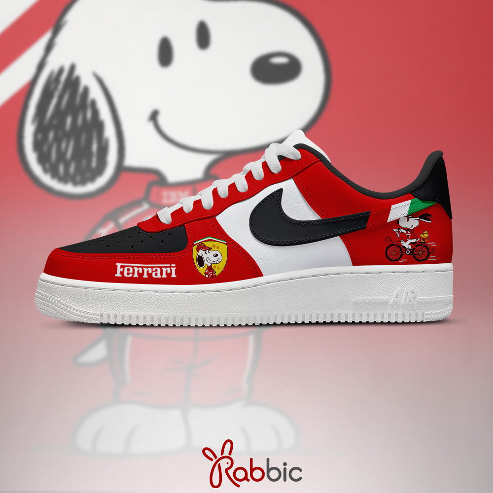 Ferrari F1 Formula X Snoopy AF1 Shoes