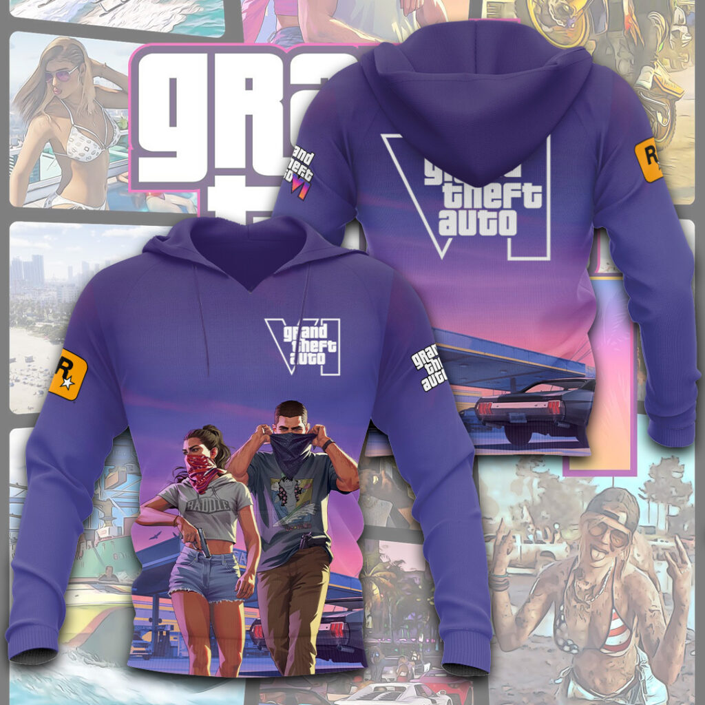 GTA 3D Shirt and Hoodie AB10 1