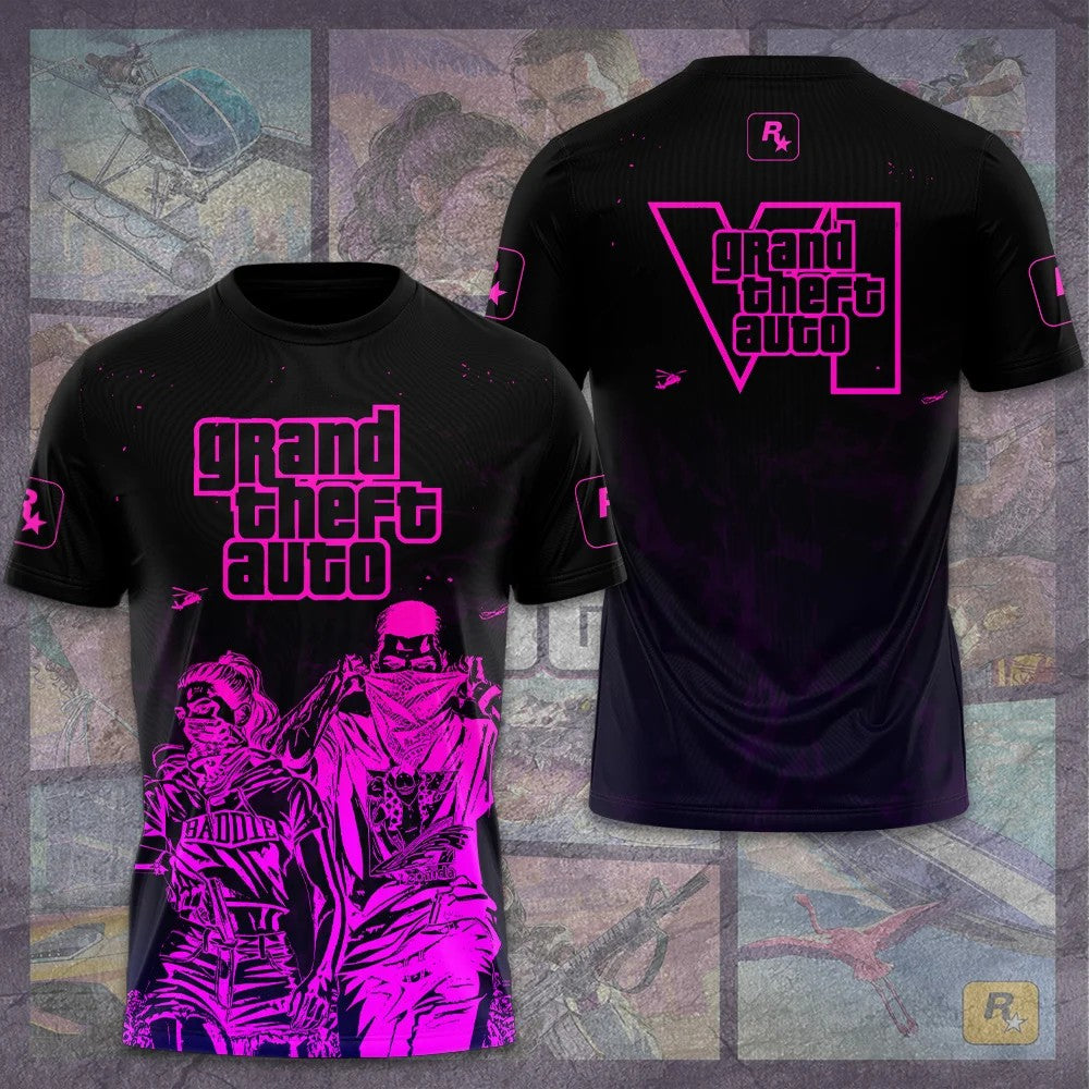 GTA 3D Shirt and Hoodie AB2 1