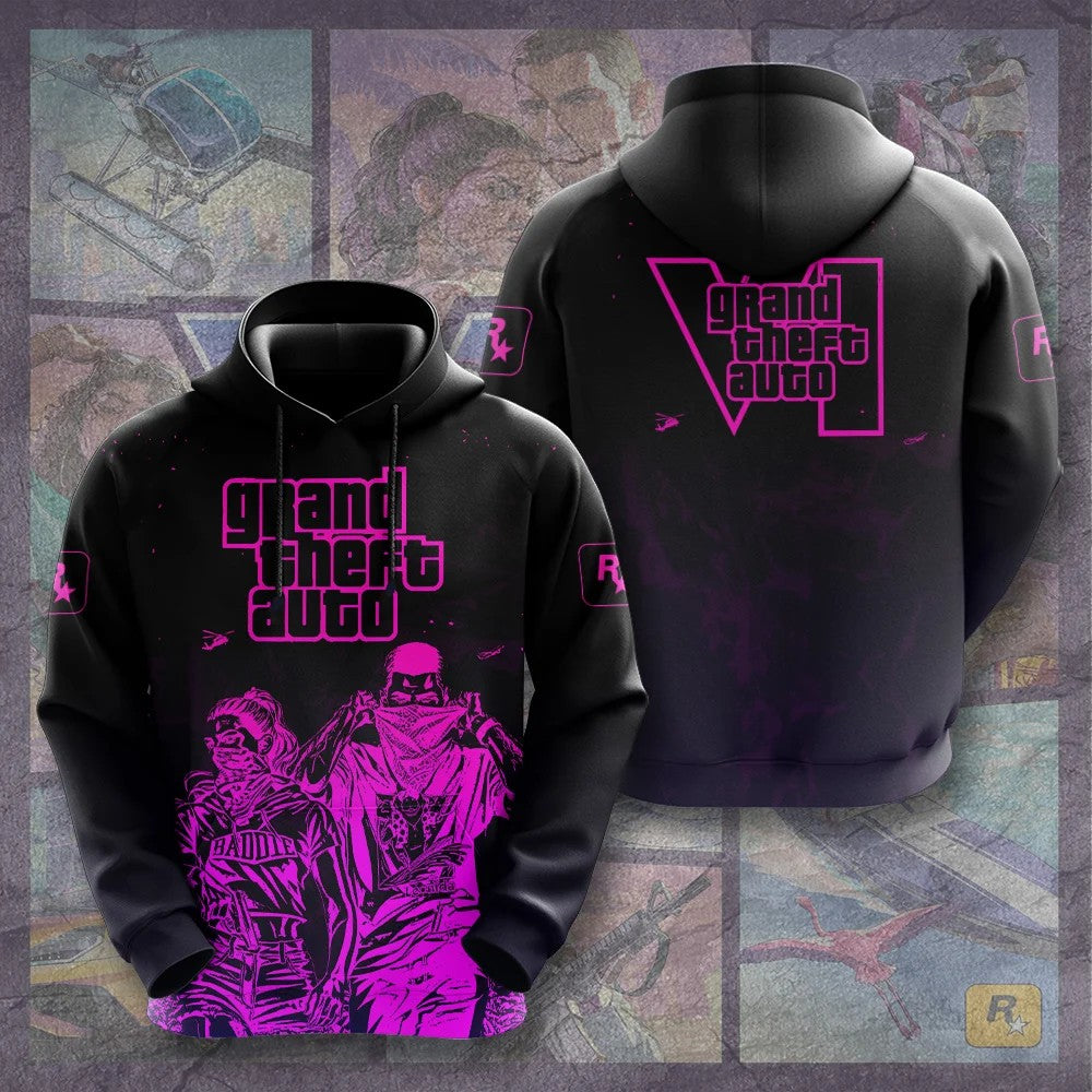GTA 3D Shirt and Hoodie AB2 1