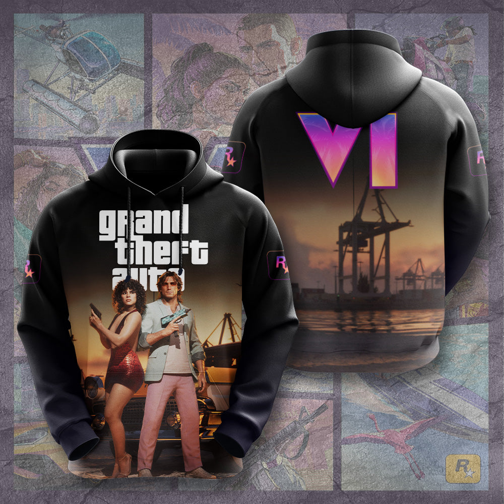 GTA 3D Shirt and Hoodie  AB3 1