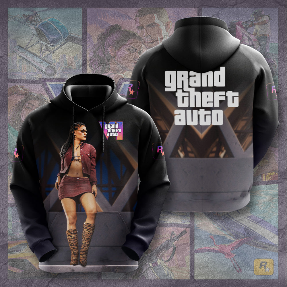 GTA 3D Shirt and Hoodie AB4 1