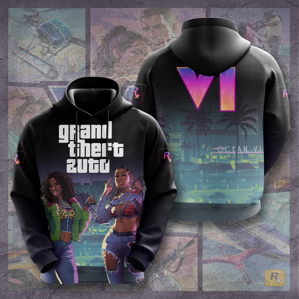 GTA 3D Shirt and Hoodie AB5 1