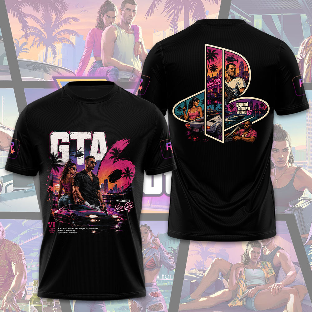 GTA 3D Shirt and Hoodie AB9 1