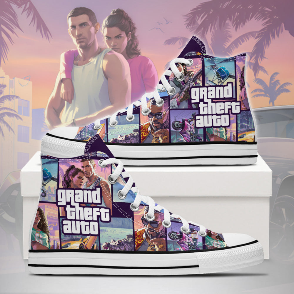 GTA High Chuck Shoes V6
