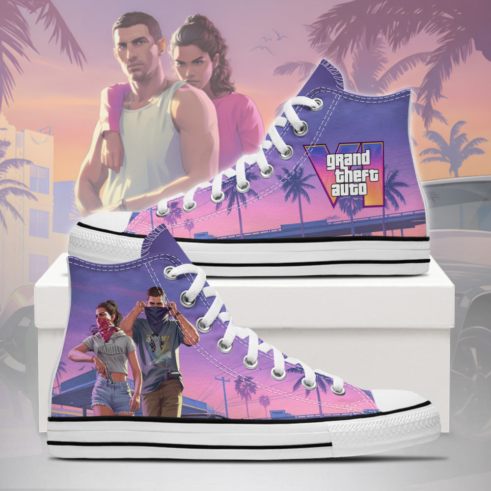 GTA High Chuck Shoes V8