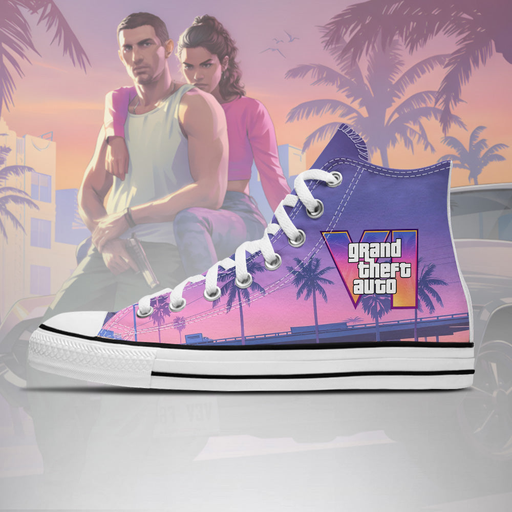 GTA High Chuck Shoes V8
