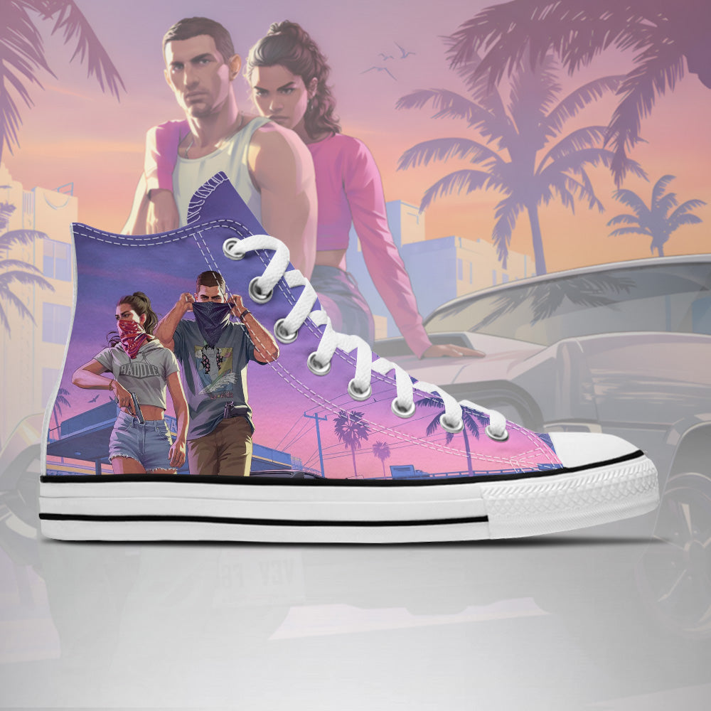 GTA High Chuck Shoes V8