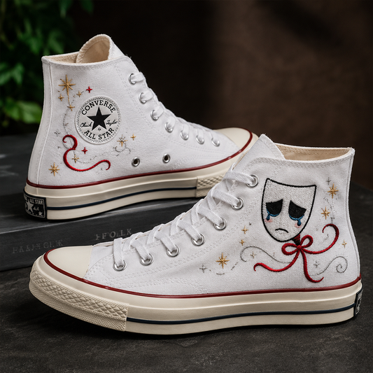 Gangle V2 - TADC Embroidered High Chuck Shoes
