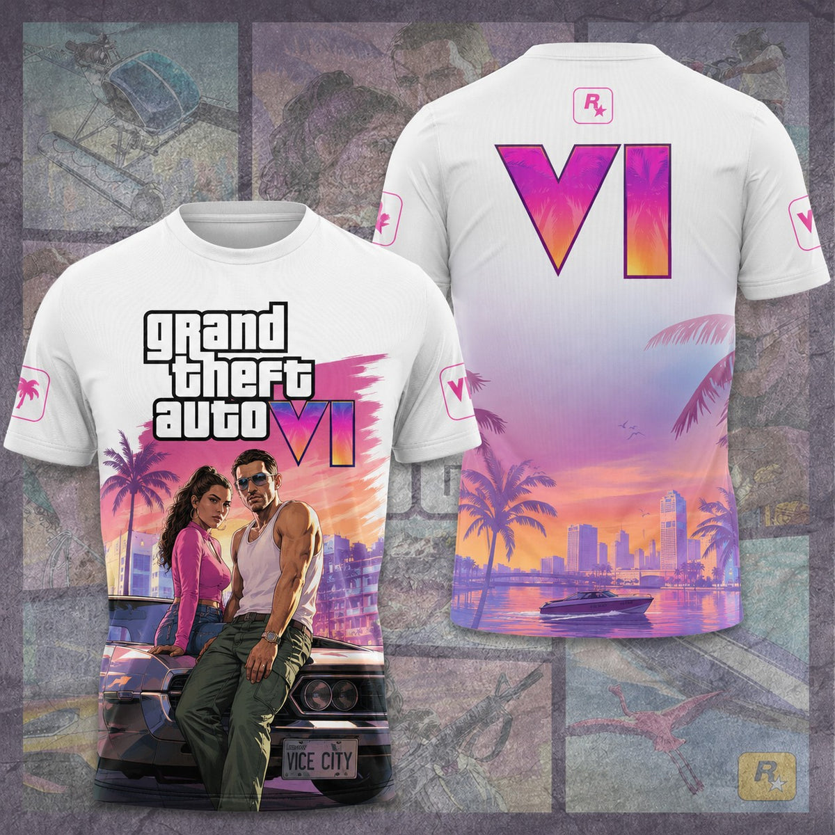 Grand Thelf Auto VI 3D Shirt Special