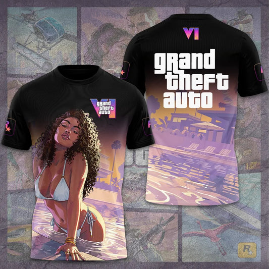 Grand Thelf Auto VI 3D Shirt (10) Special