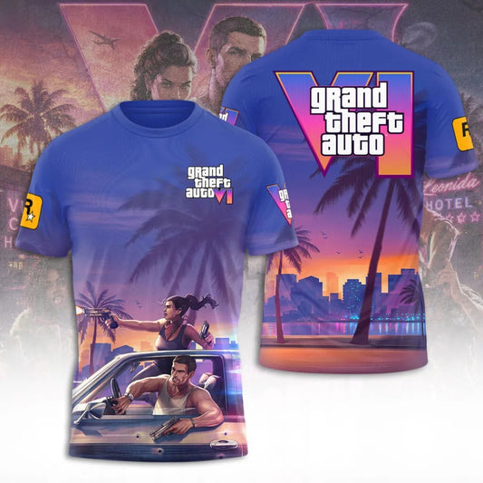 Grand Thelf Auto VI 3D Shirt (13) Special
