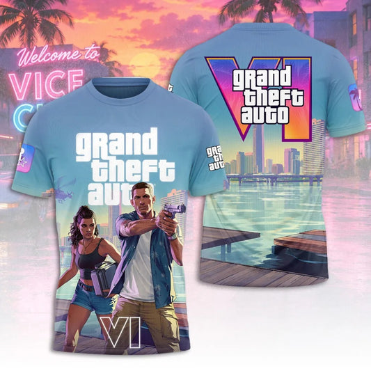 Grand Thelf Auto VI 3D Shirt (15) Special