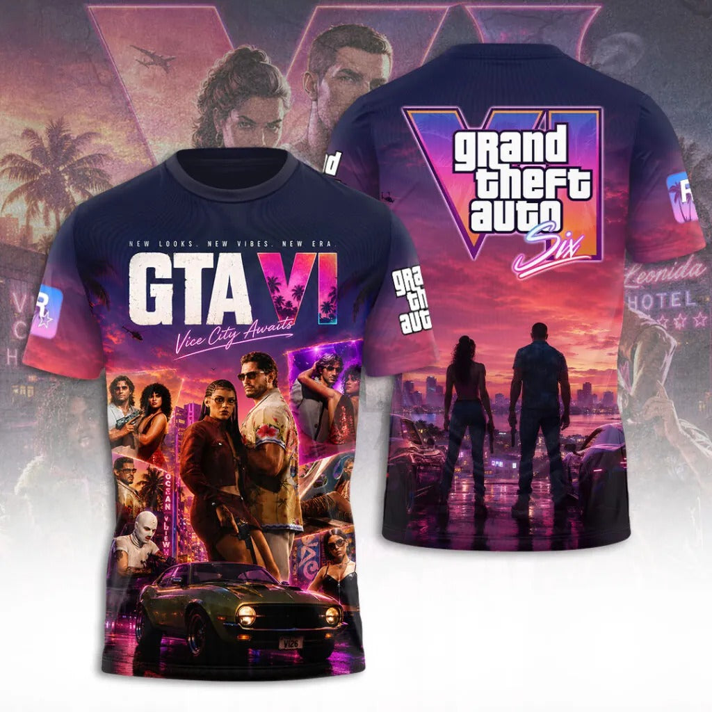 Grand Thelf Auto VI 3D Shirt (19) Special