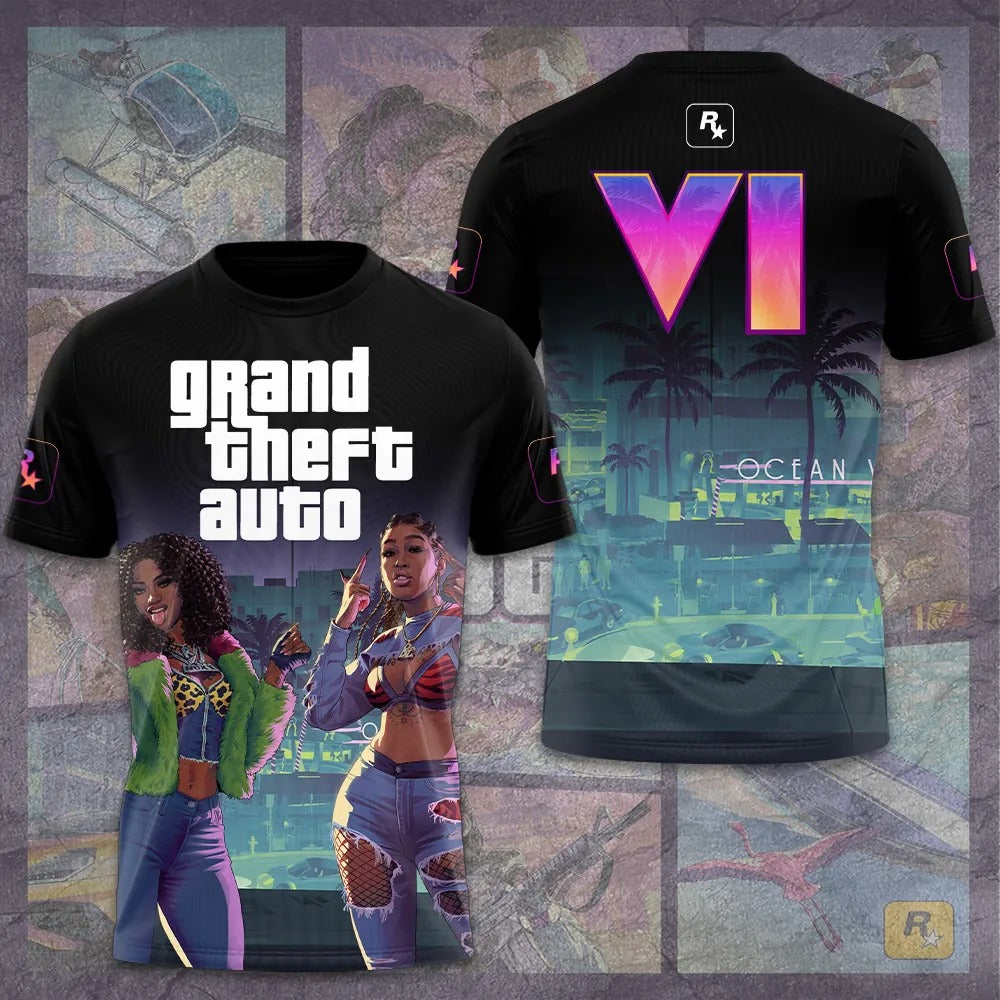 Grand Thelf Auto VI 3D Shirt (2) Special