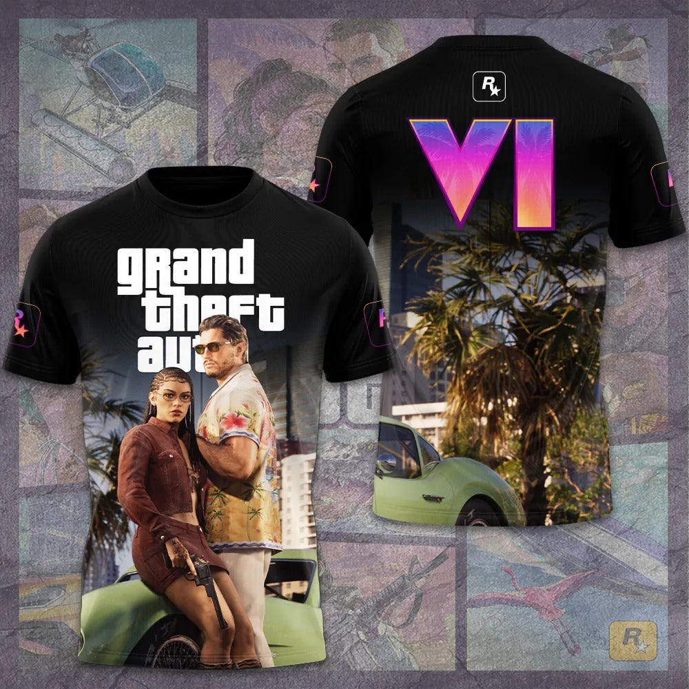 Grand Thelf Auto VI 3D Shirt (3) Special