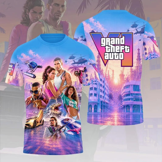 Grand Thelf Auto VI 3D Shirt (4) Special
