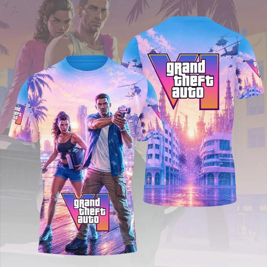 Grand Thelf Auto VI 3D Shirt (5) Special
