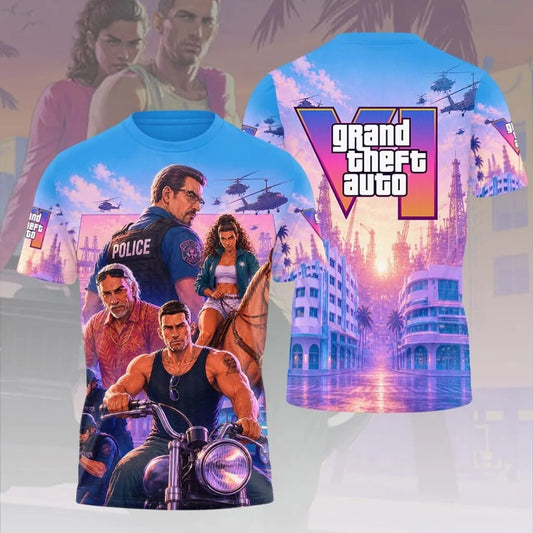 Grand Thelf Auto VI 3D Shirt (6) Special