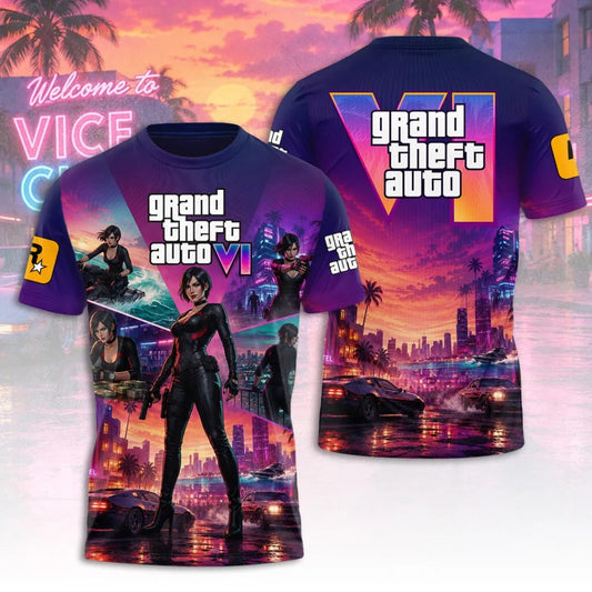 Grand Thelf Auto VI 3D Shirt (7) Special