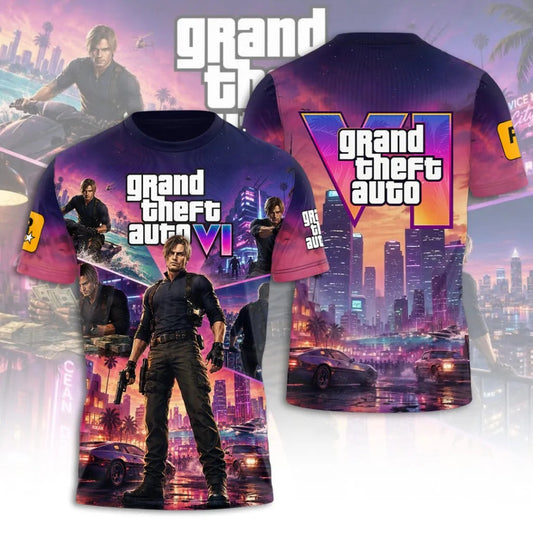 Grand Thelf Auto VI 3D Shirt (8) Special