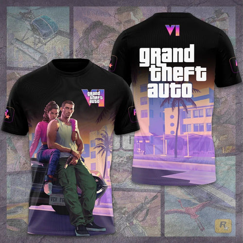 Grand Thelf Auto VI 3D Shirt (9) Special