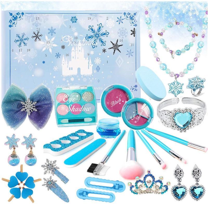 Ice and Snow Advent Calendar 2026, Make up Surprises Christmas Gift for Your Kid V3