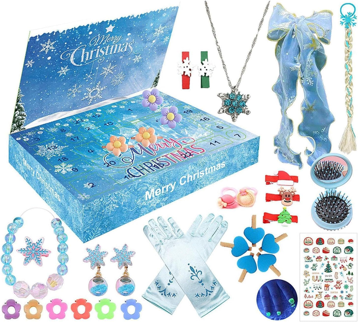 Ice and Snow Advent Calendar 2026, Surprises Christmas Gift for Your Kid V1