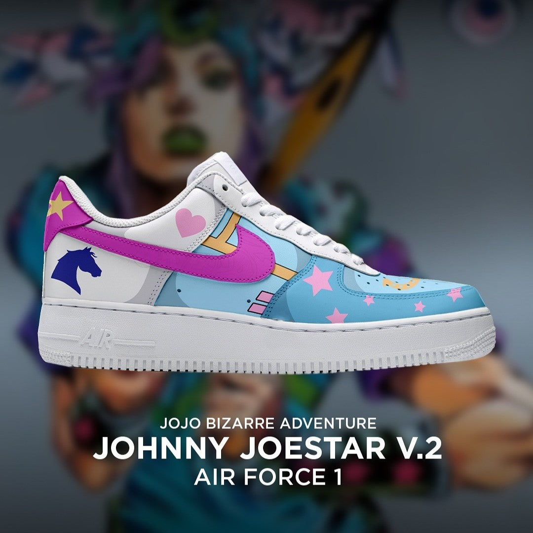 Johny Joestar V2 - Jojo Bizarre Adventure AF1 Shoes-Rabbic