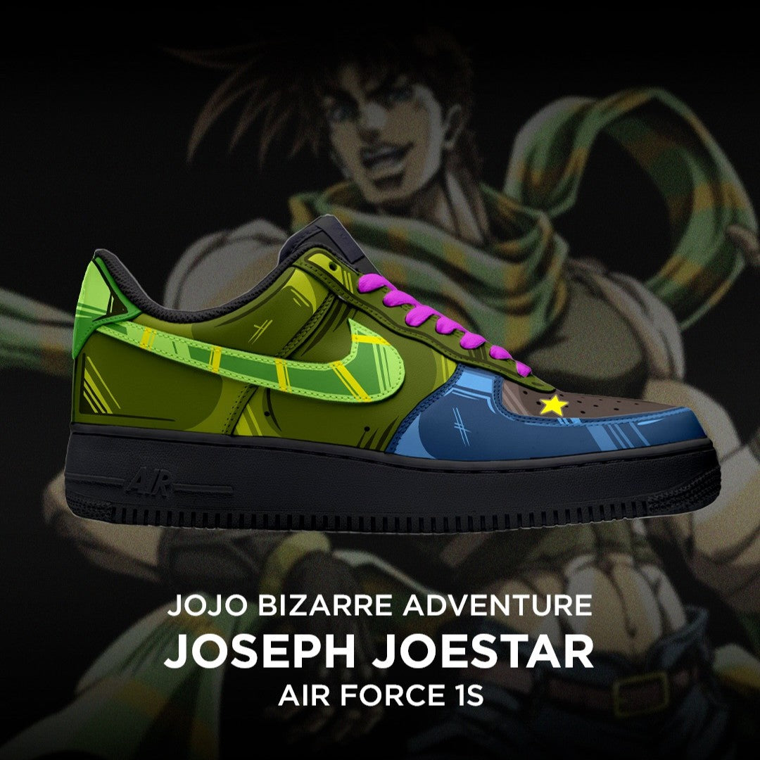 Joseph Joestar - Jojo Bizarre Adventure AF1 Shoes-Rabbic