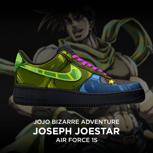 Joseph Joestar - Jojo Bizarre Adventure AF1 Shoes-Rabbic