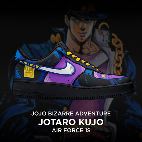 Jotaro Kujo - Jojo Bizarre Adventure AF1 Shoes-Rabbic