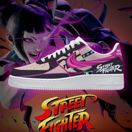 Juri Han - Street Fighter AF1 Shoes