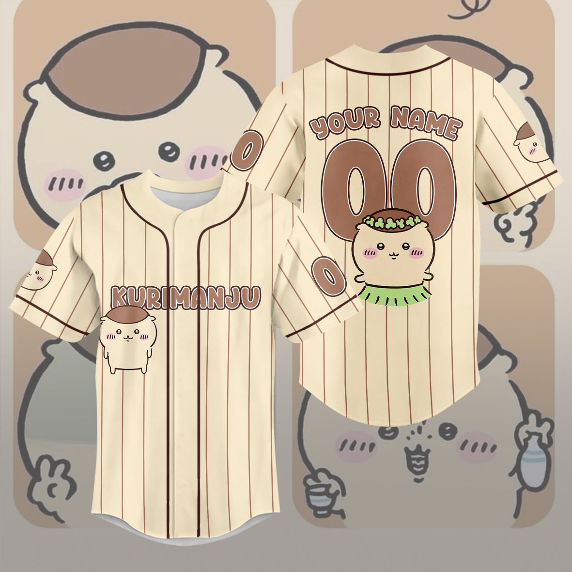 Kurimanju - Chiikawa Baseball Jersey