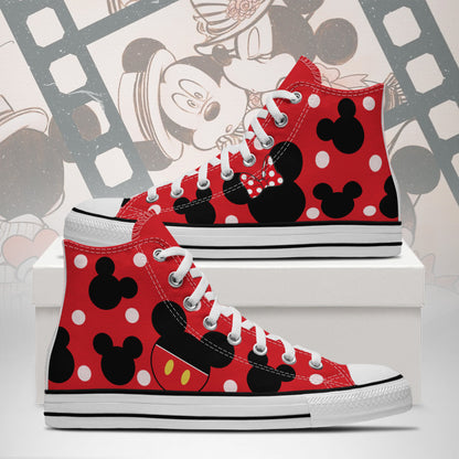 Mickey Minnie - High Chuck Shoes v1