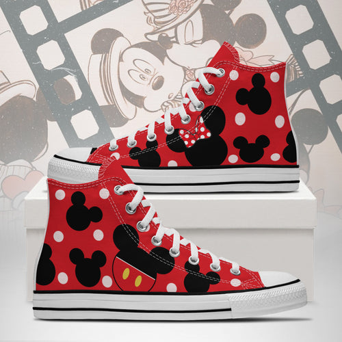 Mickey Minnie - High Chuck Shoes v1