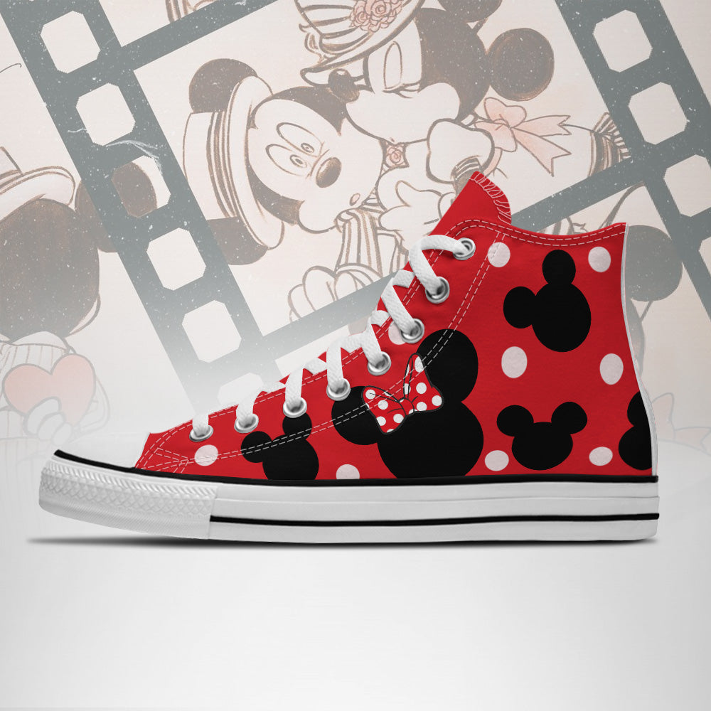 Mickey Minnie - High Chuck Shoes v1