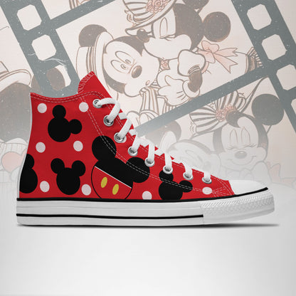 Mickey Minnie - High Chuck Shoes v1