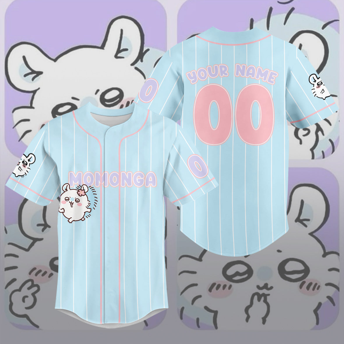 Momonga - Chiikawa Baseball Jersey