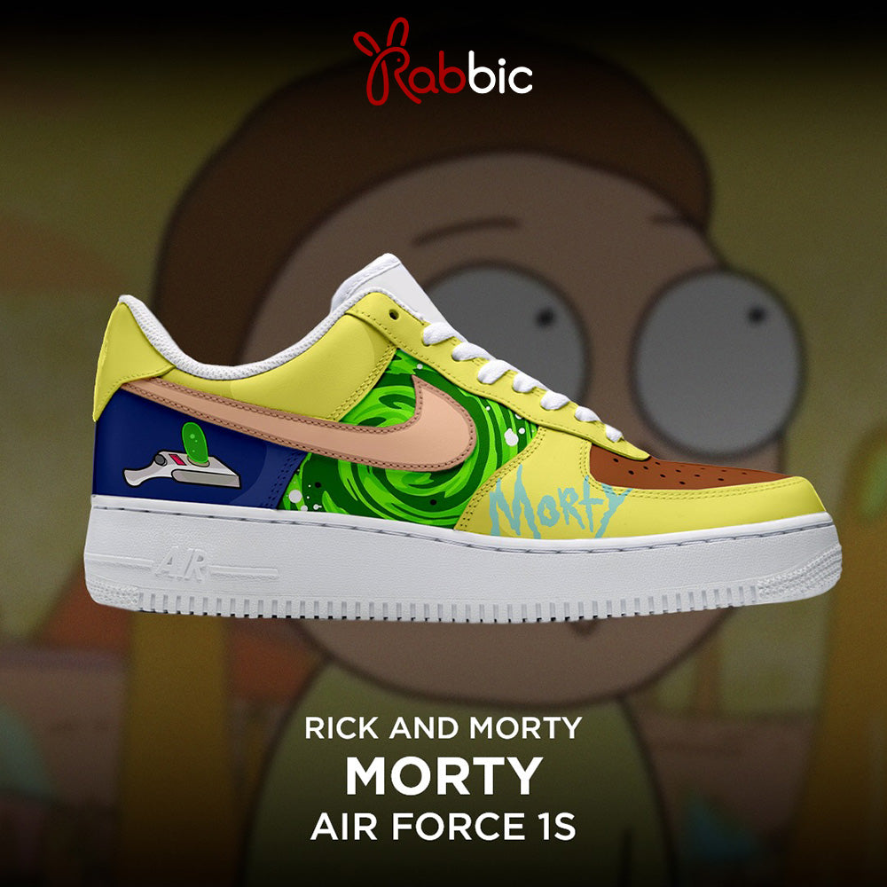 Morty -Rick and Morty AF1 Shoes