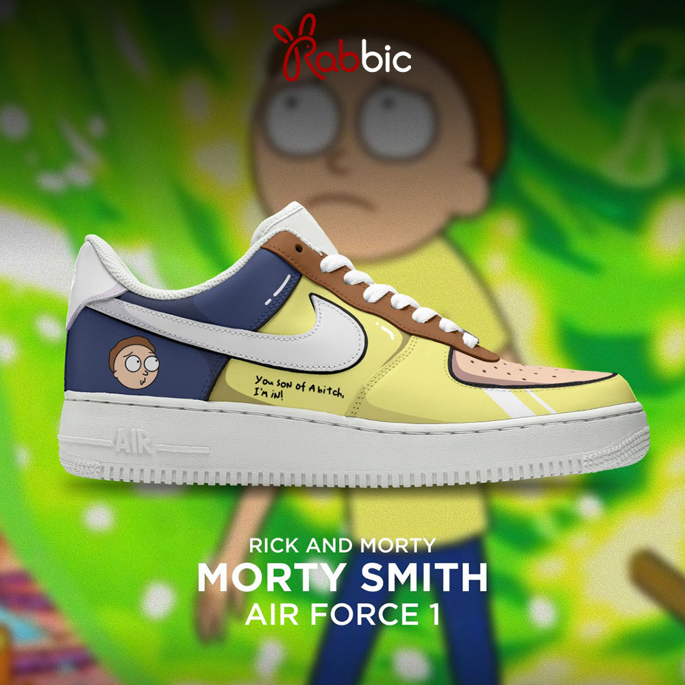 Morty Smith-Rick and Morty AF1 Shoes